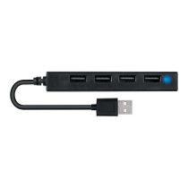 CONCEPTRONIC 4-Port Hub USB-A2.0- to 4xA2.0 schlank o.Netz. sw — Buy in Cyprus with Fast Delivery