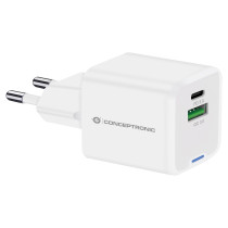 CONCEPTRONIC Ladegerät 2Port GaN USB-C -A 20WPD3.0 PPS ws — Buy in Cyprus with Fast Delivery