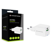 CONCEPTRONIC Ladegerät 2Port GaN USB-C -A 20WPD3.0 PPS ws — Buy in Cyprus with Fast Delivery