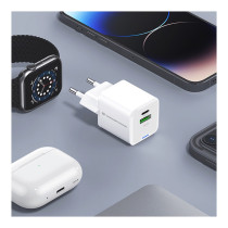 CONCEPTRONIC Ladegerät 2Port GaN USB-C -A 20WPD3.0 PPS ws — Buy in Cyprus with Fast Delivery