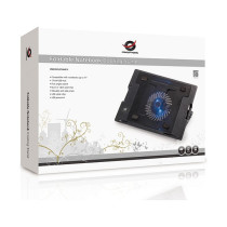 CONCEPTRONIC 1-Fan USB-A2.0 Laptop-Kühlpad 40Kg ERGO 17' sw — Buy in Cyprus with Fast Delivery