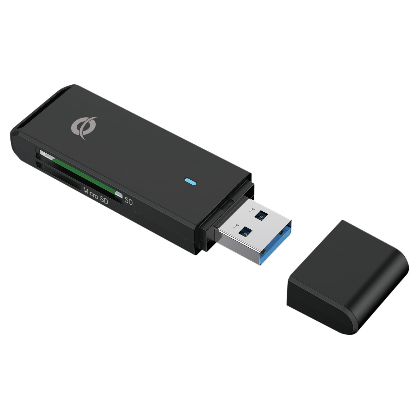 CONCEPTRONIC Kartenleser USB-A3.2- to TF Micro-SD3.0 schwarz — Buy in Cyprus with Fast Delivery