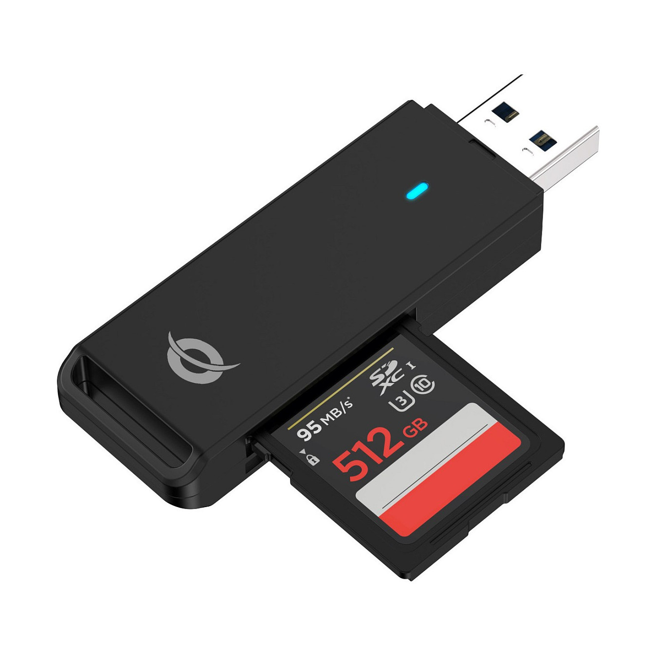 CONCEPTRONIC Kartenleser USB-A3.2- to TF Micro-SD3.0 schwarz — Buy in Cyprus with Fast Delivery