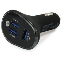 CONCEPTRONIC KFZ-Ladegerät 3-Port 3xUSB-A 31.5W sw — Buy in Cyprus with Fast Delivery