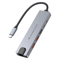CONCEPTRONIC 6-1 Dock USB-C- to HDMI 2xUSB-A USB-C + 25cm si — Buy in Cyprus with Fast Delivery