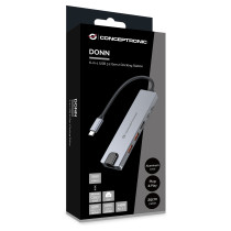 CONCEPTRONIC 6-1 Dock USB-C- to HDMI 2xUSB-A USB-C + 25cm si — Buy in Cyprus with Fast Delivery
