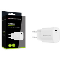 CONCEPTRONIC Ladegerät 1Port USB-C Top-Port 20WPD3.0 ws — Buy in Cyprus with Fast Delivery