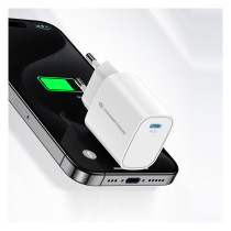 CONCEPTRONIC Ladegerät 1Port USB-C Top-Port 20WPD3.0 ws — Buy in Cyprus with Fast Delivery