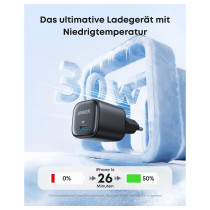 ANKER Charger 30W kompaktes GaN Schnellladegert 1x USB-C schwarz — Buy in Cyprus with Fast Delivery