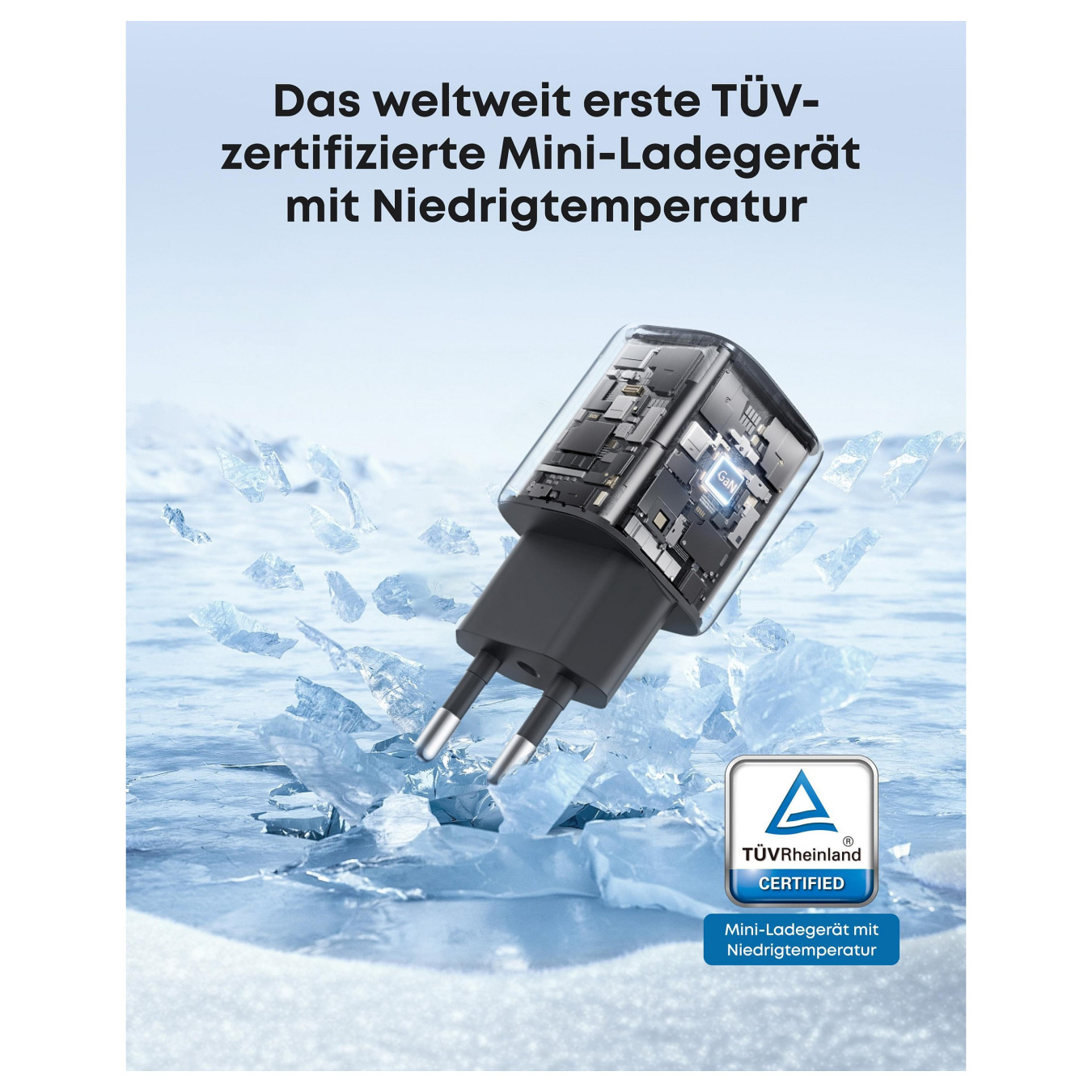 ANKER Charger 30W kompaktes GaN Schnellladegert 1x USB-C schwarz — Buy in Cyprus with Fast Delivery