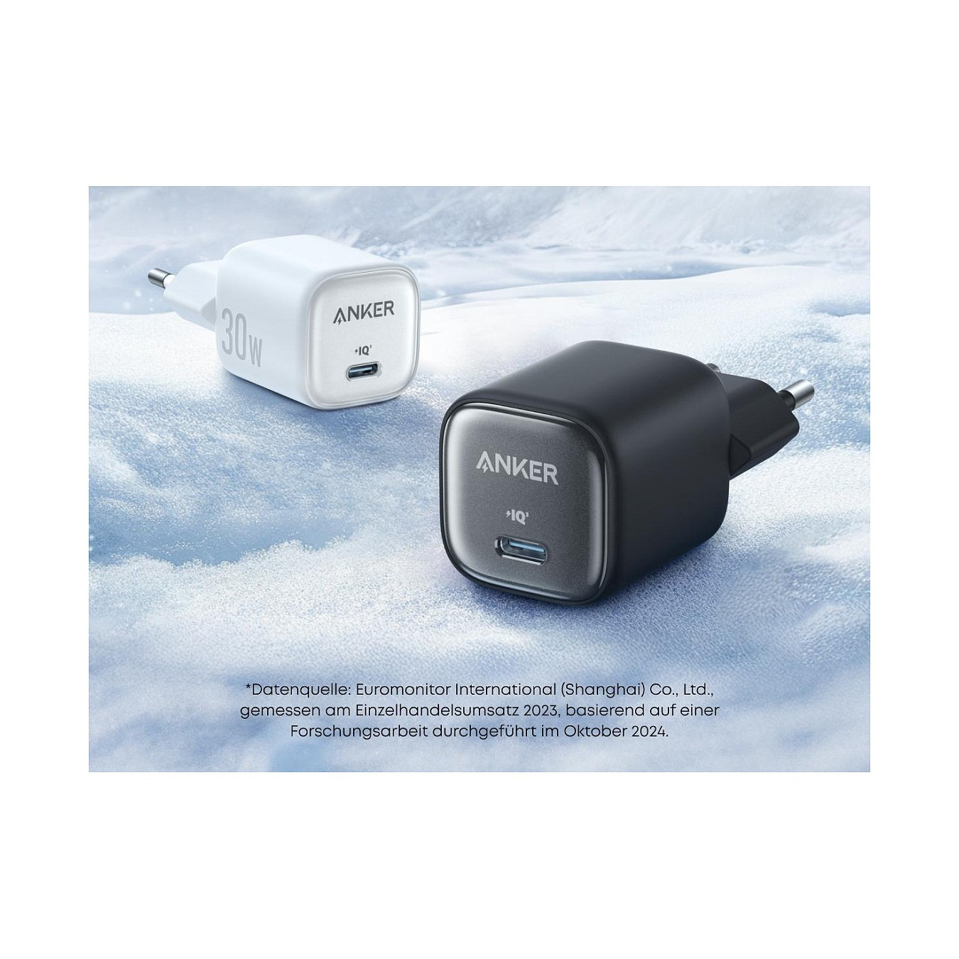 ANKER Charger 30W kompaktes GaN Schnellladegert 1x USB-C schwarz — Buy in Cyprus with Fast Delivery