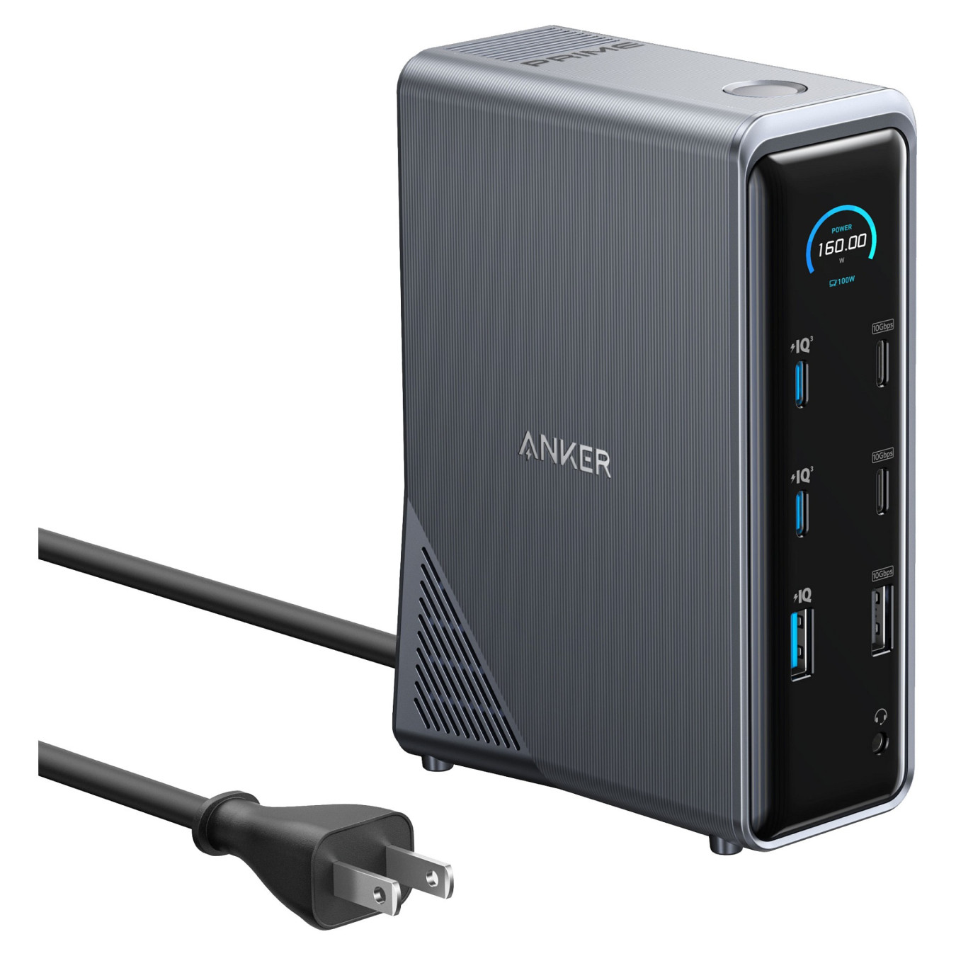 ANKER Prime 14-in-1 160W Ladedock 2x USB-C 100W 2x USB-C 10Gbit 1x USB-A 10Gbit 1x USB-A 12W 3x USB-A 2x HDMI 1x Ethe...