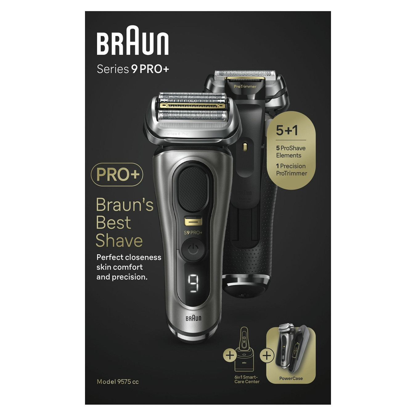 Braun Series 9 Pro+ Rasierer 9575cc Schwarz — Buy in Cyprus with Fast Delivery