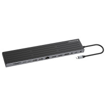 CONCEPTRONIC 14-1 Dock USB-C- to 2xHDMI DP 2xUSB-C + 18cm sw — Buy in Cyprus with Fast Delivery