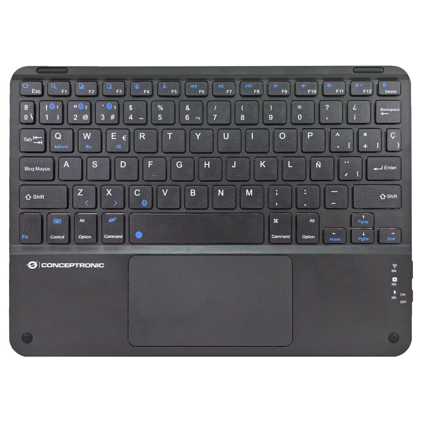 CONCEPTRONIC Wireless Tastatur. Layout spanisch 10' schwarz — Buy in Cyprus with Fast Delivery