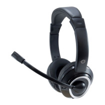 CONCEPTRONIC Headset Klinke Mikro.int.Bed.Stereo 2.0m sw — Buy in Cyprus with Fast Delivery