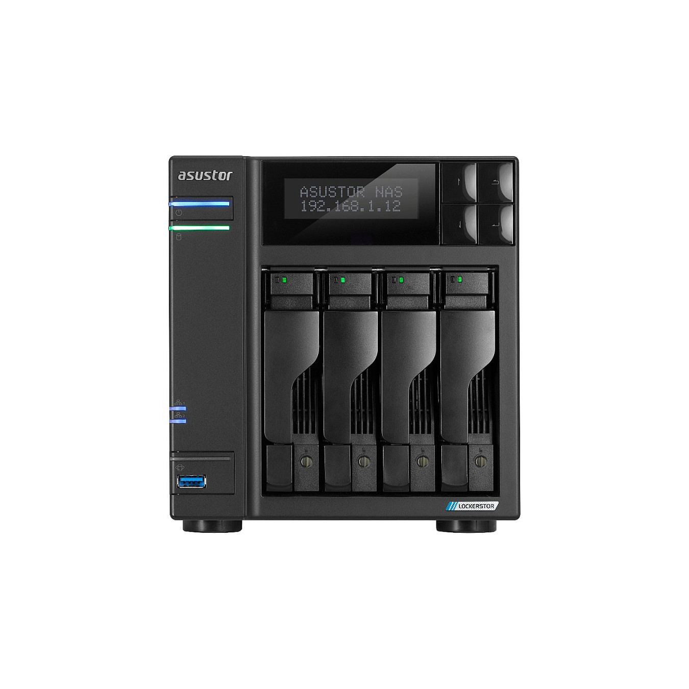 ASUSTOR Lockerstor NAS AS6704T 4-Bay — Buy in Cyprus with Fast Delivery