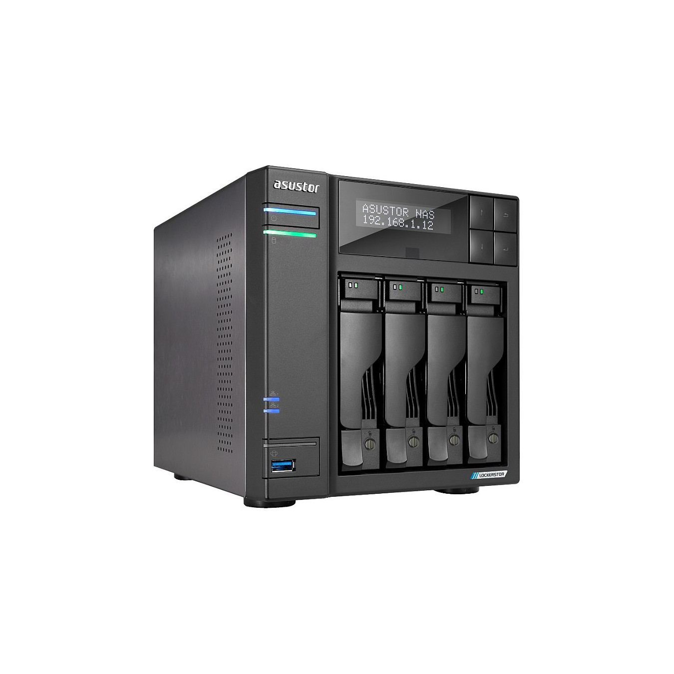 ASUSTOR Lockerstor NAS AS6704T 4-Bay — Buy in Cyprus with Fast Delivery