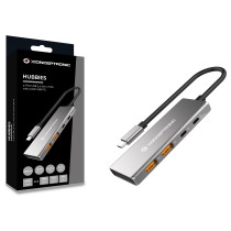 CONCEPTRONIC 4-1 Dock USB-C- to 2xUSB-C 2xUSB-A 100WPD 25cm gr — Buy in Cyprus with Fast Delivery