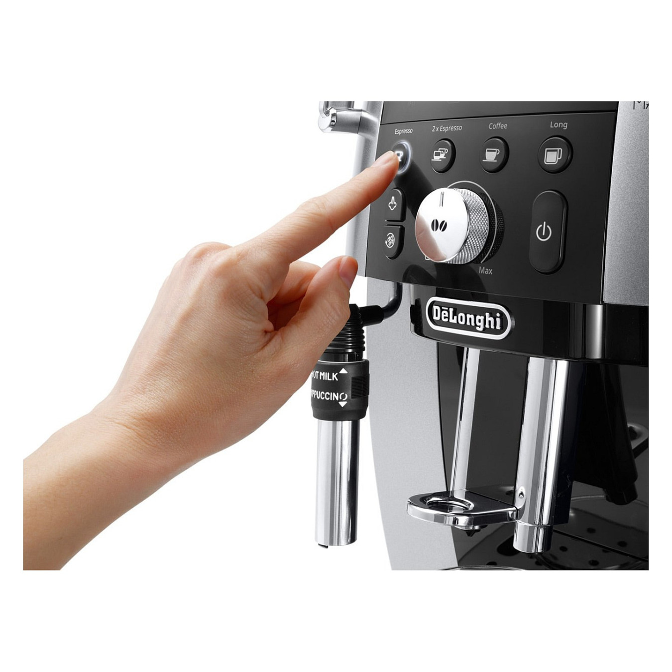 DeLonghi Kaffeemaschine Magnifica S Smart silber schwarz — Buy in Cyprus with Fast Delivery