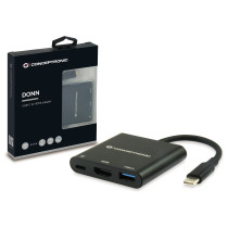 CONCEPTRONIC 3-1 Dock USB-C- to HDMI USB-A 60WPD 15cm sw — Buy in Cyprus with Fast Delivery
