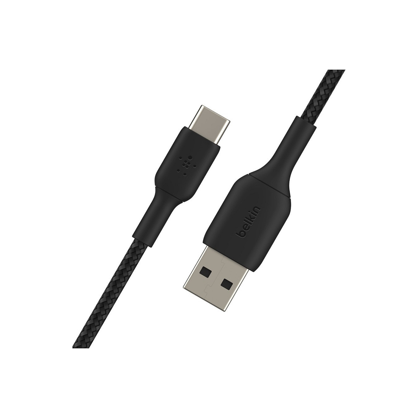 Belkin USB-C USB-A Kabel ummantelt. 1m. schwarz — Buy in Cyprus with Fast Delivery