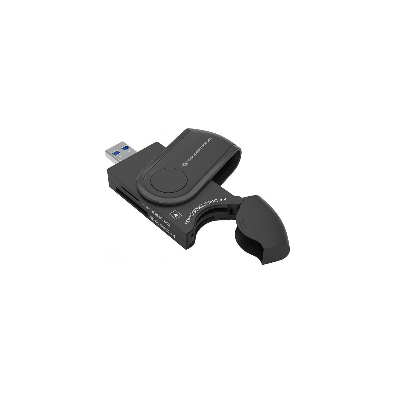 CONCEPTRONIC Kartenleser USB-A3.0- to 4-in-1 schwarz — Buy in Cyprus with Fast Delivery