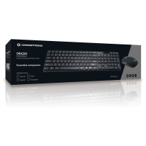 CONCEPTRONIC Wireless Tastatur + Maus.Layout deutsch schwarz — Buy in Cyprus with Fast Delivery