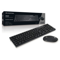 CONCEPTRONIC Wireless Tastatur + Maus.Layout deutsch schwarz — Buy in Cyprus with Fast Delivery