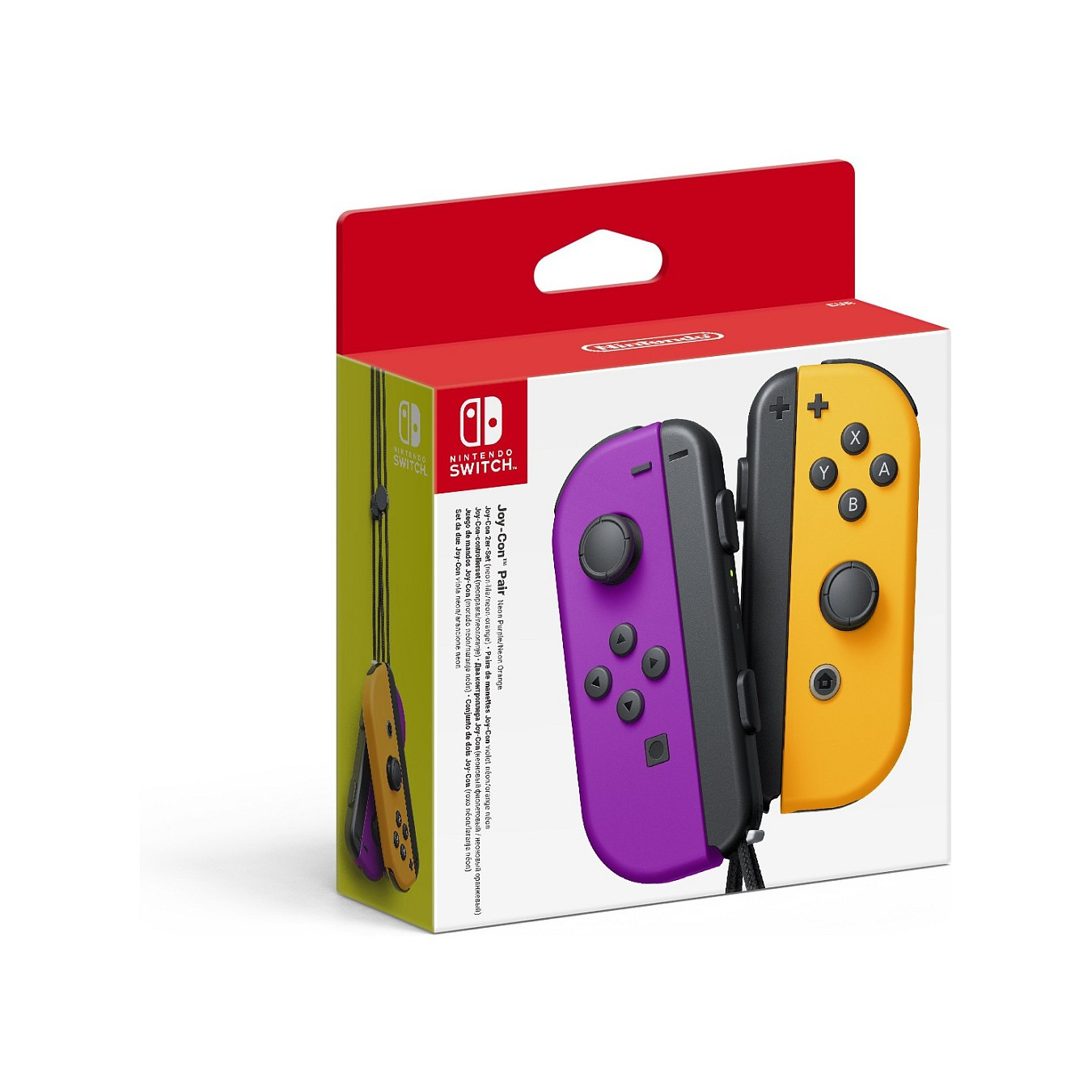 Nintendo Switch Zubehör Joy-Con 2er-Set Lila Orange — Buy in Cyprus with Fast Delivery