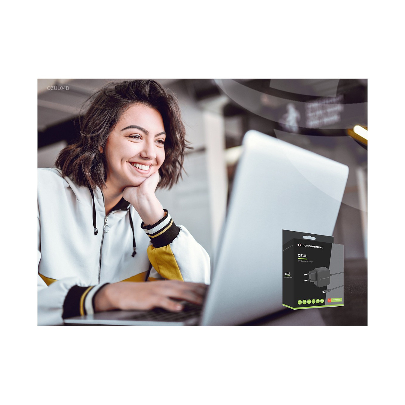CONCEPTRONIC Ladegerät 1Port GaN USB-C Desk 67WPD3.0 PPS sw — Buy in Cyprus with Fast Delivery