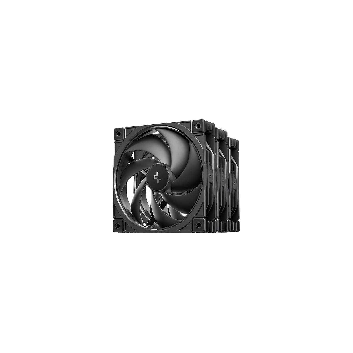 DeepCool FD12 V2 120mm PWM Case Fan Black (4-Pack) — Buy in Cyprus with Fast Delivery