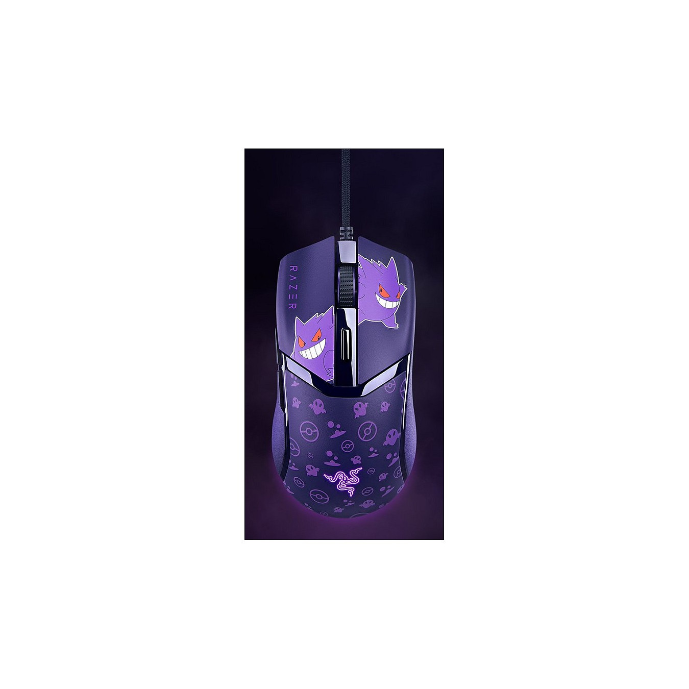 Razer Cobra RZ01-04650700-R Pokémon Gengar Edition Wired Gaming Mouse – 58g 8500 DPI | Armenius Store