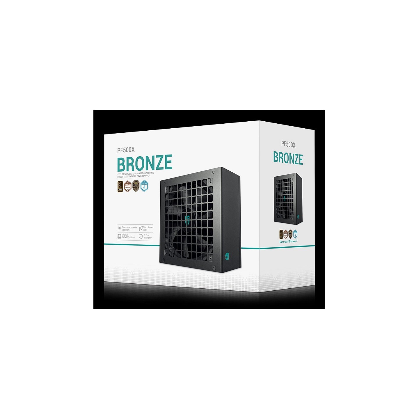 DeepCool PF500X 500W 80+ Bronze ATX PSU (Boxed) — Buy in Cyprus with Fast Delivery