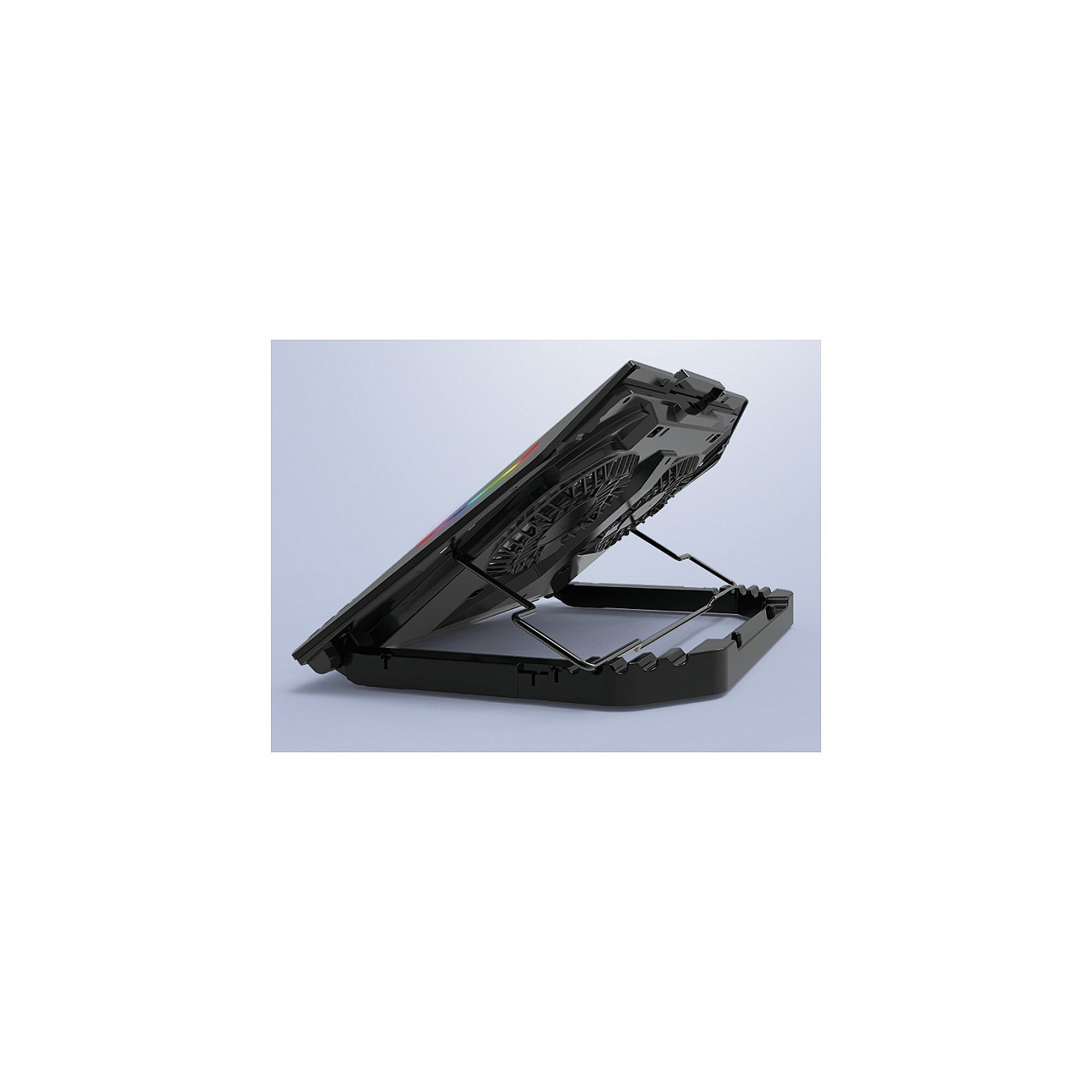 CONCEPTRONIC 2-Fan USB-A2.0 Laptop-Kühlpad 40Kg RGB 17' sw — Buy in Cyprus with Fast Delivery