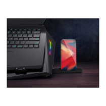 CONCEPTRONIC 2-Fan USB-A2.0 Laptop-Kühlpad 40Kg RGB 17' sw — Buy in Cyprus with Fast Delivery