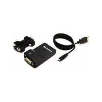 Lenovo USB 3.0 to DVI VGA Monitor Adapter - Adapter - Digital Daten. Digital Display Video 0.7 m - Schwarz