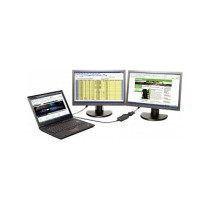 Lenovo USB 3.0 to DVI VGA Monitor Adapter - Adapter - Digital Daten. Digital Display Video 0.7 m - Schwarz