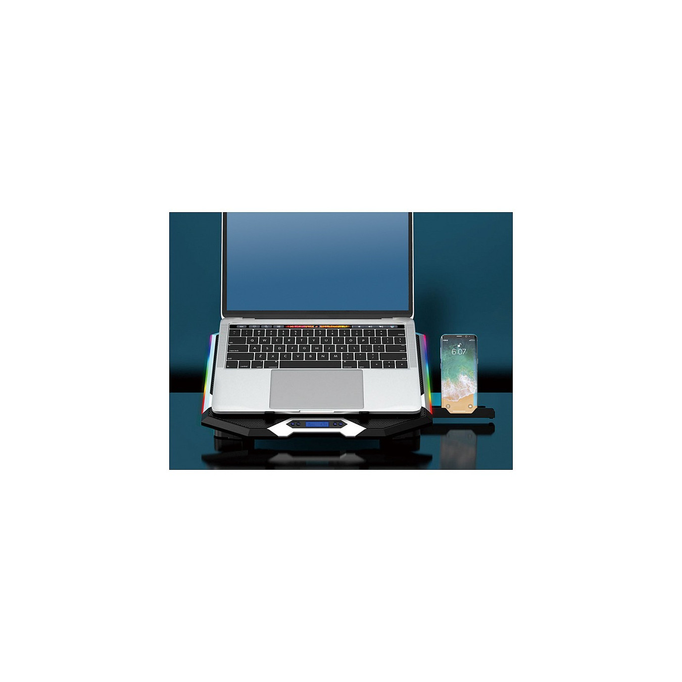 CONCEPTRONIC 6-Fan USB-A2.0 Laptop-Kühlpad 30Kg RGB 17' sw — Buy in Cyprus with Fast Delivery