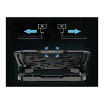 CONCEPTRONIC 6-Fan USB-A2.0 Laptop-Kühlpad 30Kg RGB 17' sw — Buy in Cyprus with Fast Delivery