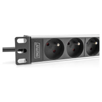 DIGITUS PDU 1U 4xCEE7 5 FR-Ausgänge 230V 16A schwarz — Buy in Cyprus with Fast Delivery