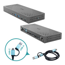 D I-TEC USB-C Thunderbolt 14-in-1 PD 100W DockingStation — Buy in Cyprus with Fast Delivery