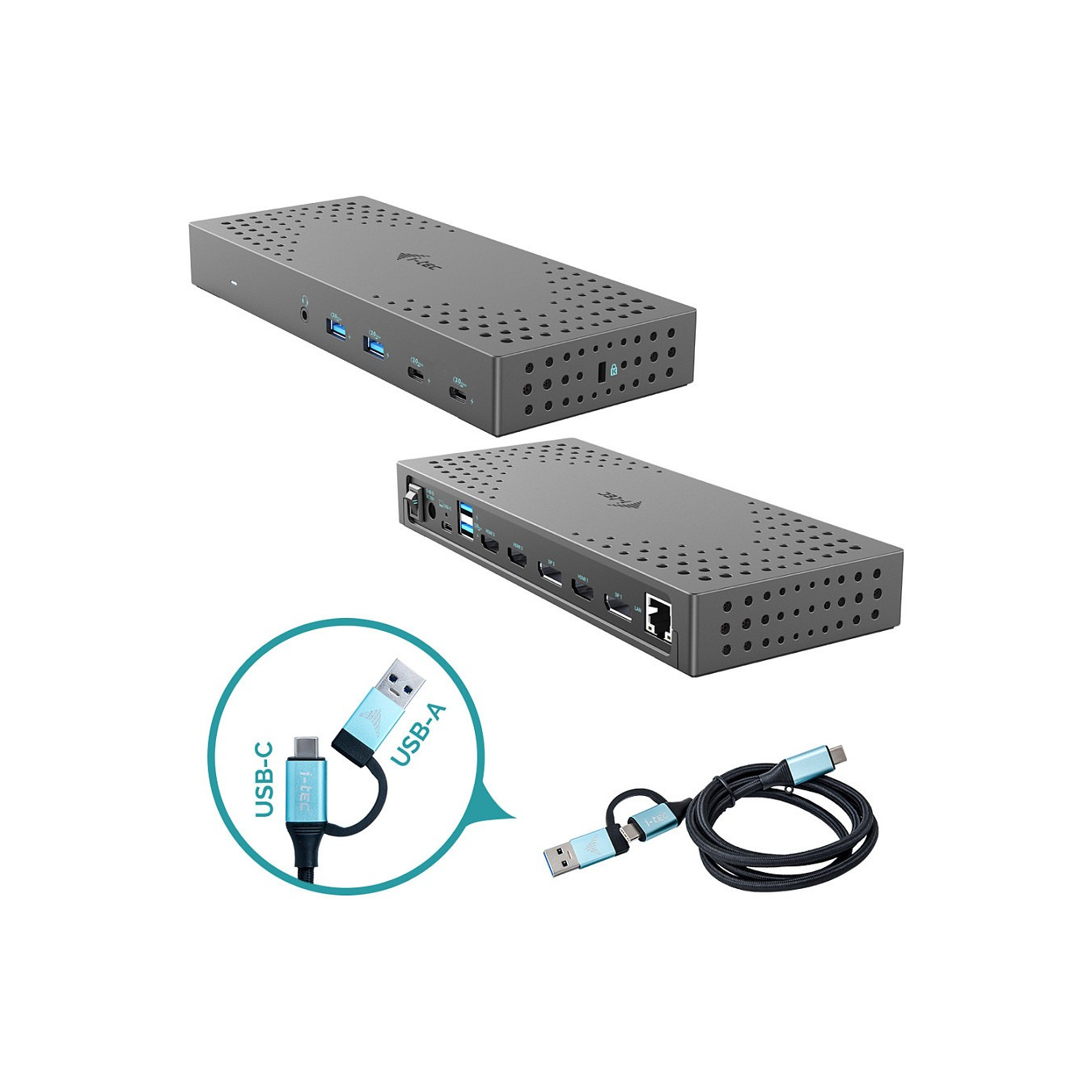 D I-TEC USB-C Thunderbolt 14-in-1 PD 100W DockingStation — Buy in Cyprus with Fast Delivery