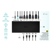 D I-TEC USB-C Thunderbolt 14-in-1 PD 100W DockingStation — Buy in Cyprus with Fast Delivery