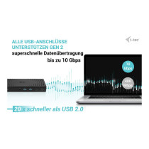 D I-TEC USB-C Thunderbolt 14-in-1 PD 100W DockingStation — Buy in Cyprus with Fast Delivery