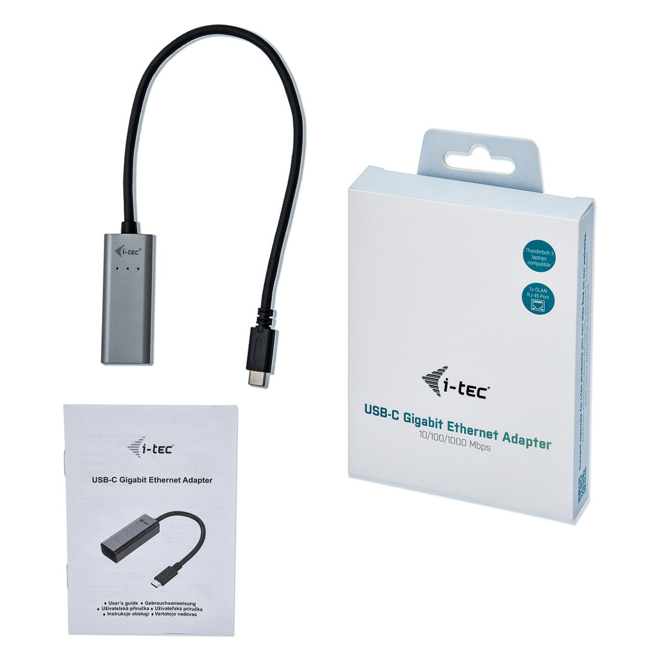USB I-Tec USB-C Metal Gigabit Ethernet Adapter — Buy in Cyprus with Fast Delivery