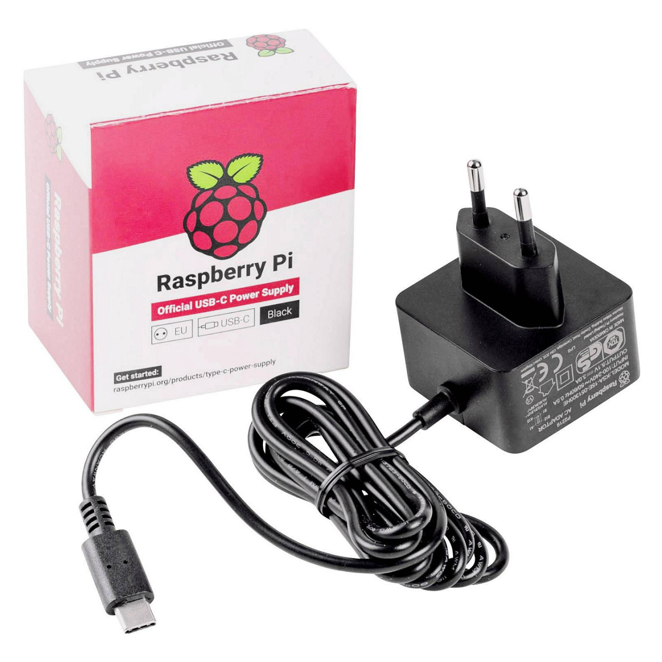 Pi 5 Netzteil schwarz 27W USB-C — Buy in Cyprus with Fast Delivery