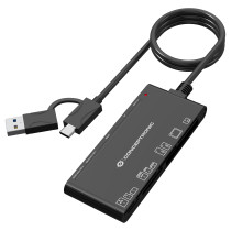 CONCEPTRONIC Kartenleser USB-A -C3.2- to 7-in-1 schwarz — Buy in Cyprus with Fast Delivery