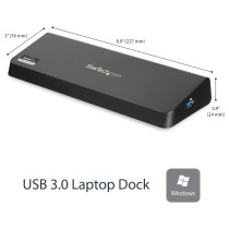D StarTech USB3 4K LAPTOP DOCKING STATION — Buy in Cyprus with Fast Delivery
