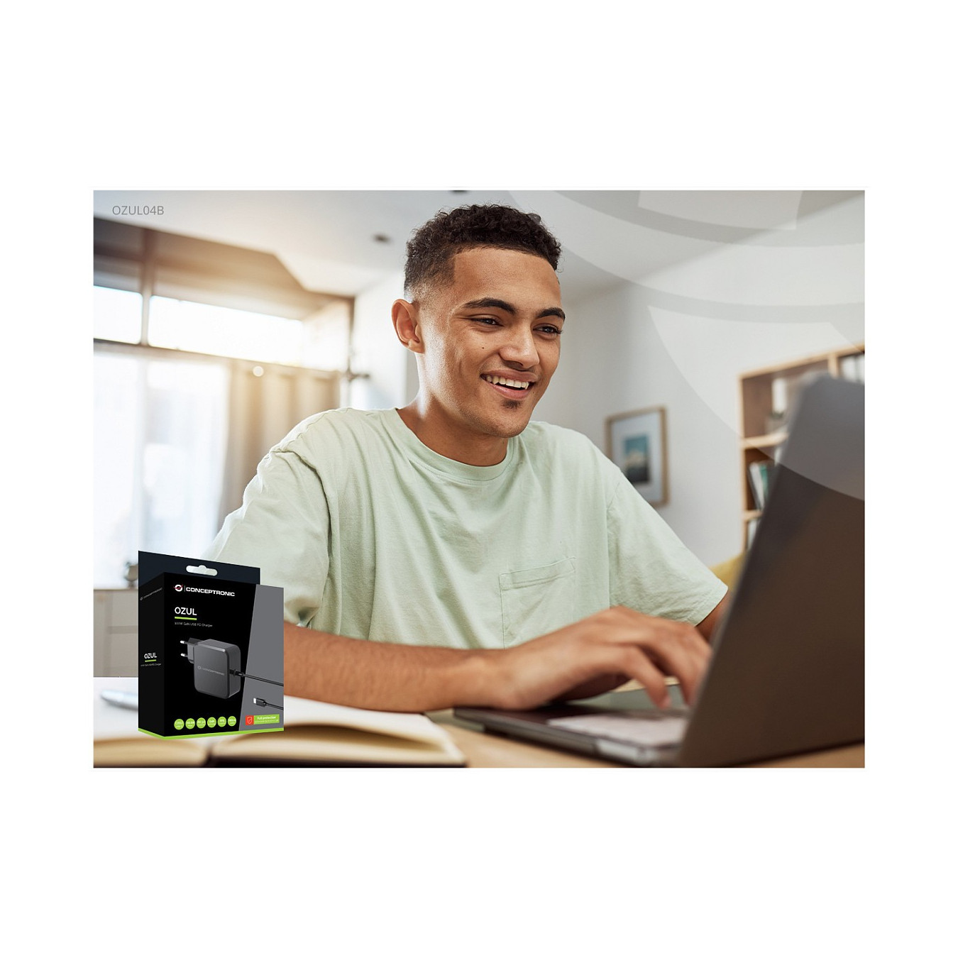 CONCEPTRONIC Ladegerät 1Port GaN USB-C Desk 100WPD3.0 PPS sw — Buy in Cyprus with Fast Delivery